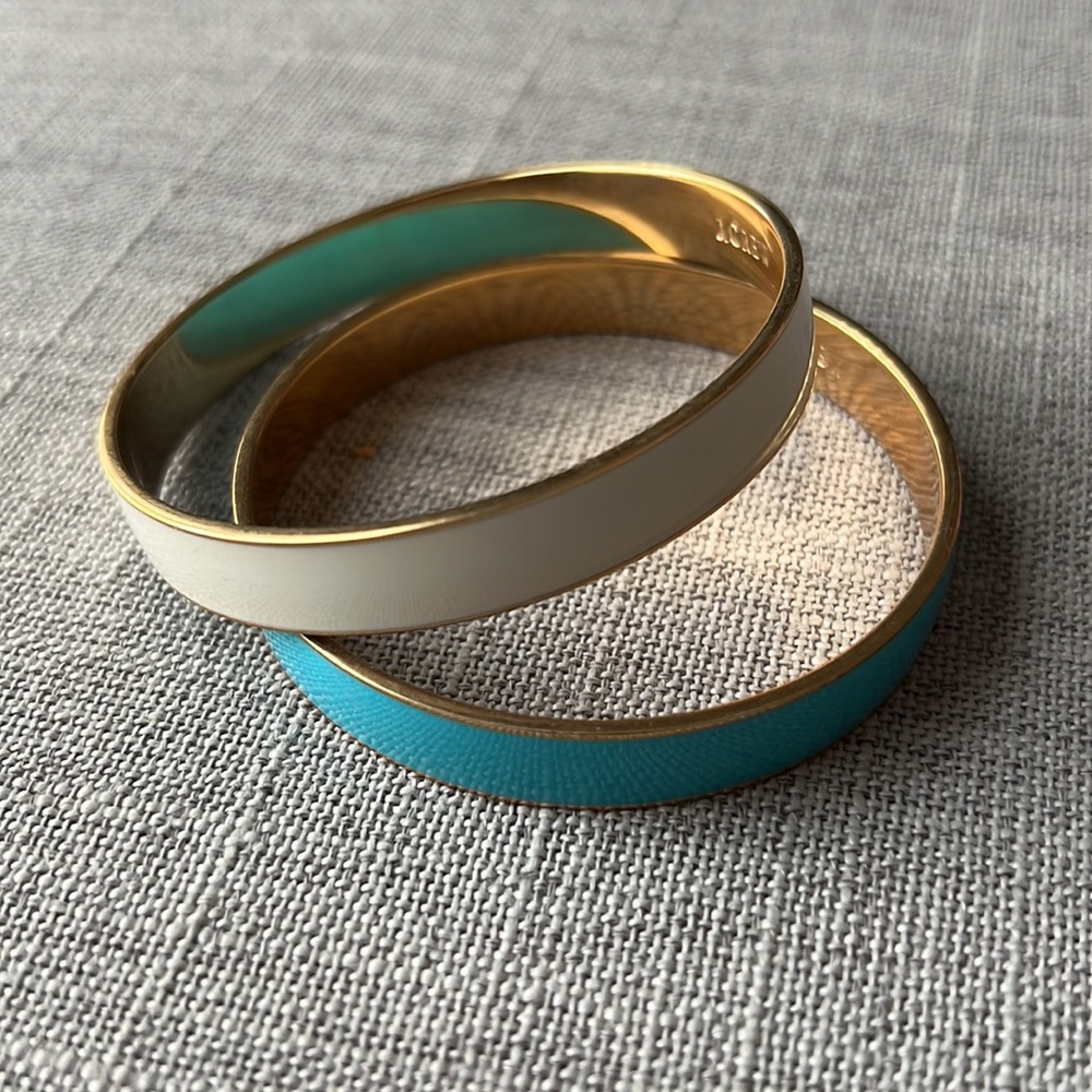 J Crew Enamel Bangle Set